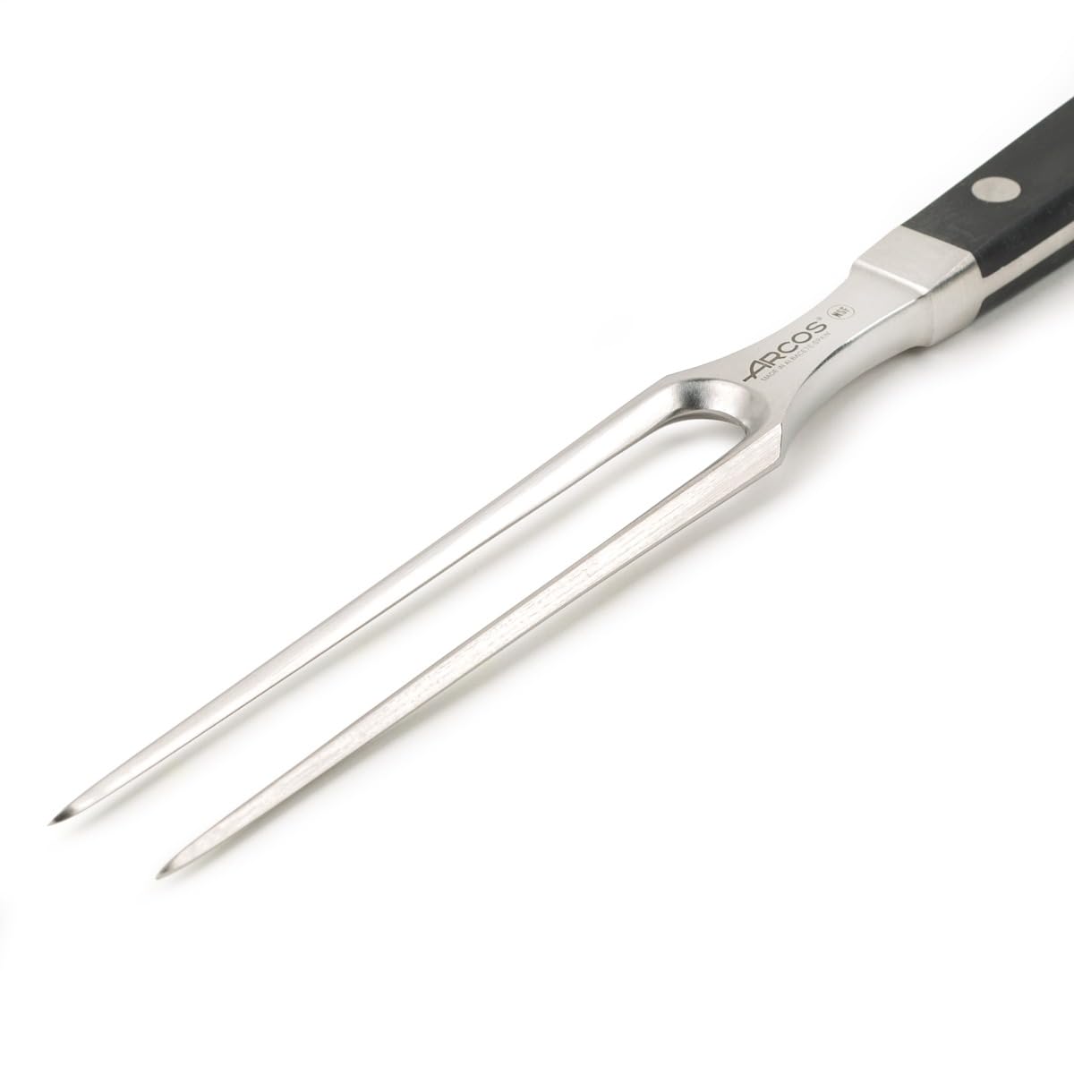 Arcos Serie Clasica - Tenedor para Trinchar - Hoja de Acero Inoxidable Forjado NITRUM 160 mm - Mango de Polioximetileno (POM) Color Negro
