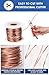 COYOUCO Pure Copper Wire C1100 99.9% - 16 Gauge 1.3mm 150 Feet - Flexible Bare Copper Wire for Electroculture Gardening, Plant Growth Stimulation, Crafting, Jewelry Making