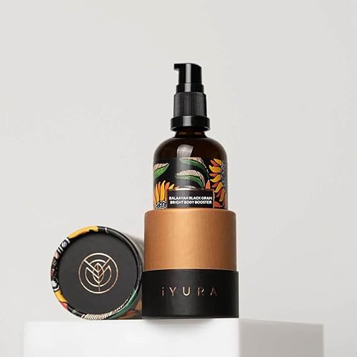 Miniatura 9 de The Ayurveda Experience iYURA Balaayah Black Gram Bright Body Booster Oil  Aceite corporal hidratante y masaje ayurvédico  Lujoso, de rápida