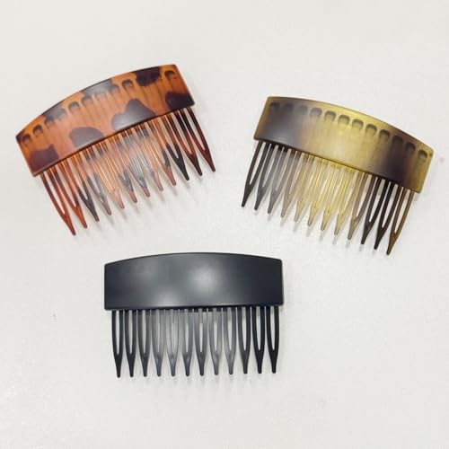 3 Peines Laterales para Cabello con 12 Dientes miniatura 2