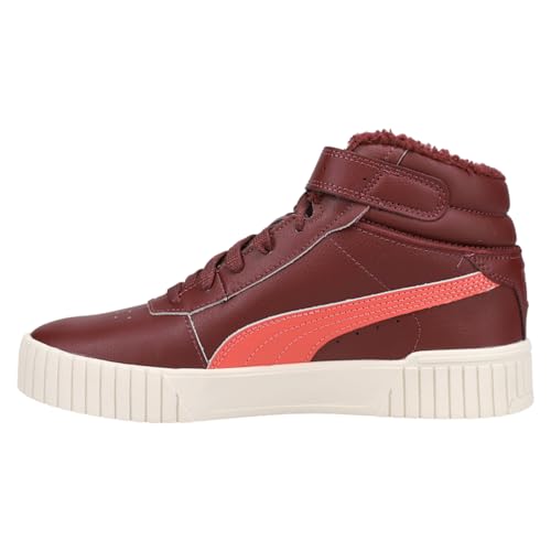 PUMA Kids Girls Carina 2.0 Mid WTR Platform Sneakers Shoes Casual - Red3