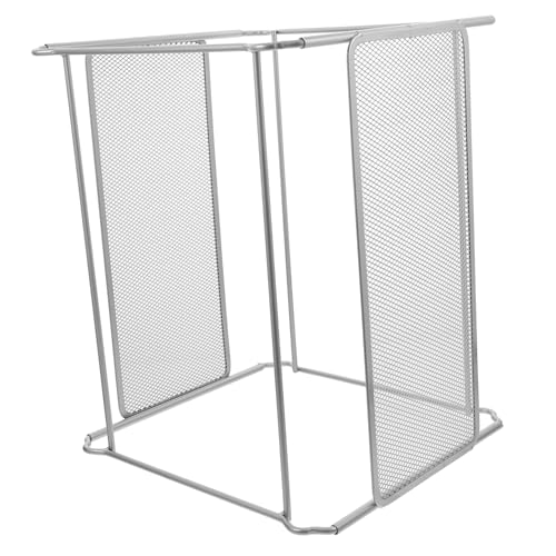 Angoily Desktop File Rack Organizer Mesh Document Holder for Efficient Storage of Magazines Files and Letters Construction