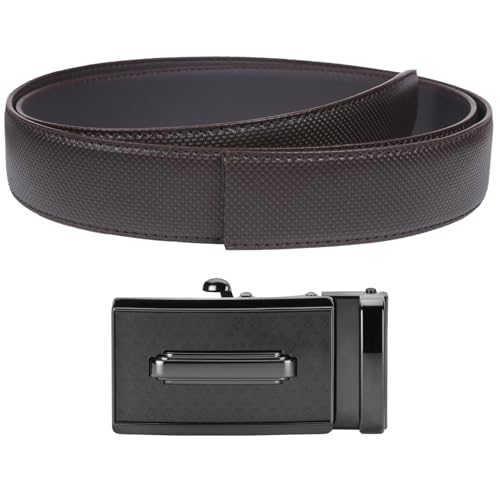 Image of Labnoft Men's PU Leather Auto Lock Belt