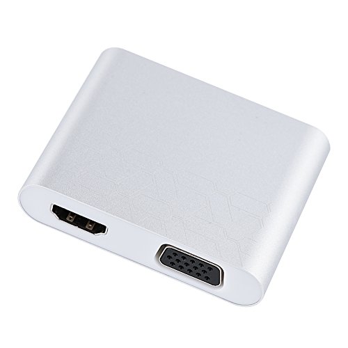 fosa Micro USB 3.0 To VGA Video Adapter Converter Male To Female High Speed Extension Adapter Cable for iOS and Android System