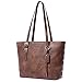 WESTBRONCO Purses For Women Vegan Leather Purses and Handbags Large Ladies Tote Shoulder Bag