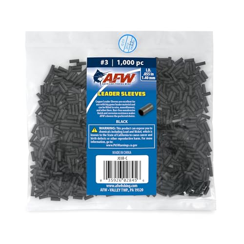 Image of American Fishing Wire Single Barrel Crimp Sleeves
