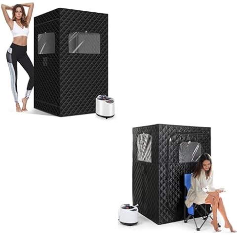 Portable Sauna 51" with Portable Sauna 63" Bundle Cover