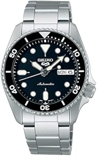 Seiko 5 Sports Unisex Armbanduhr Automatik Stahl/Schwarz SRPK29K1