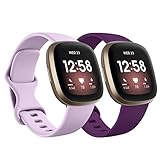 Fácil de instalar: se adapta a la correa original. Fácil de instalar y quitar, no requiere herramientas Cada correa tiene lengüetas en ambos extremos para bloquear de forma precisa y segura tu reloj Fitbit versa 4, versa 3, Fitbit Sense, Sense 2