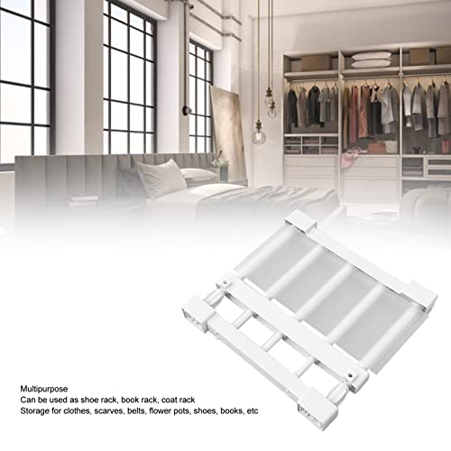 Topyond Schrank-Spannregal,Teleskop Klemmregal, Erweiterbares Lagerregal, Nagelfrei, Spannregal Schrank-Organizer, Trennwand, Trennregale Für Kleiderschrank, Schrank, Küche, Badezimmer(23-30cm)