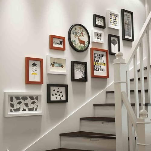 Cadre photo de collage multiple pour mur et décoration d'escalier - 2