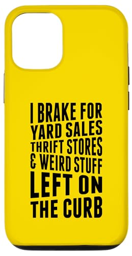 Freno para ventas de patio Tiendas de segunda mano Cosas extrañas Curb izquierdo Carcasa para iPhone 12/12 Pro