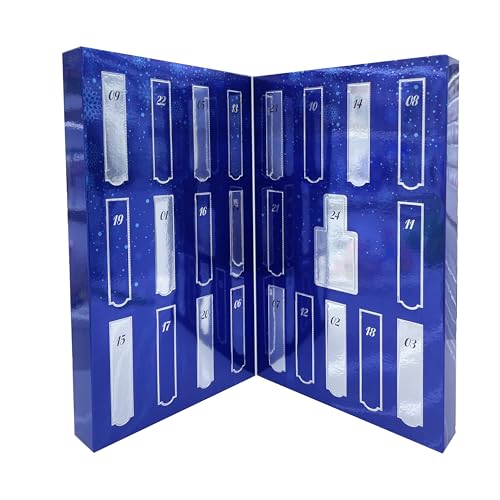 Men's Christmas Fragraces Advent Calendar Countdown 24 days, A2502 BLUE, Gift for Him Perfume Saffron LONDON - Image 8