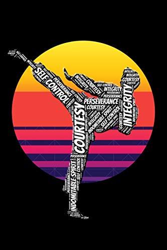 5 Tenets Of taekwondo: Martial Arts Gifts Blank Lined Notebook