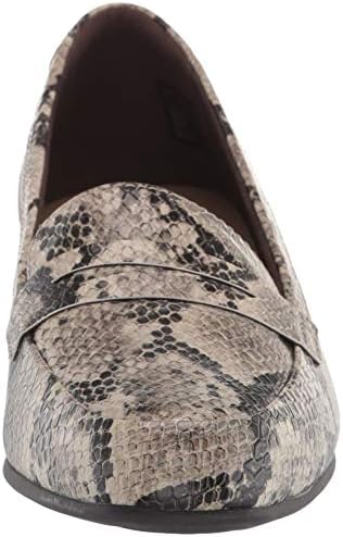 Clarks Women's Juliet Coast Loafer, Taupe Synthetic Snake, 6.5 | Image 1