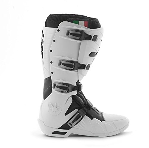 Bota Motocross Articulada Jett Lite Branca 40