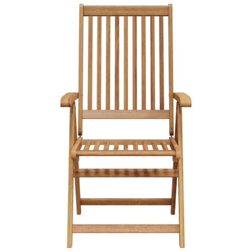 Chaise en bois pliable compacte pour optimiser l'espace du jardin