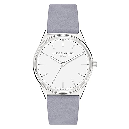 Montre-bracelet gris-bleu 34 mm montre moderne analogique pour femme et homme