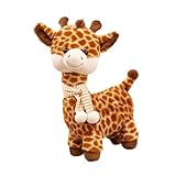 . 【Nombreuses utilisations】 : Cette adorable peluche girafe peut servir de jouet, d'oreiller, de coussin, de chauffe-mains et d'objet de décoration. Polyvalente et attrayante, elle apportera une touche de fantaisie à votre quotidien.