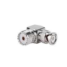 Bnc Male to M Female Right Angle Adapter for Xiegu X6100 Transfer Head Angten and Feeder New 2025 High Reliable Electronic Component, Precision, Stable Performance