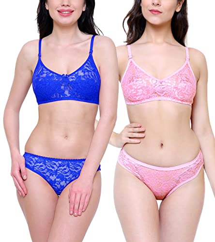 Image of Women's Net Bra Panty Set