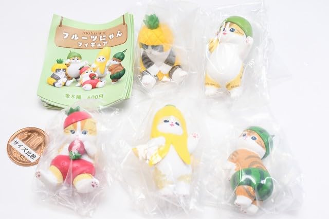 Amazon | mofusand フルーツにゃんフィギュア [全5種セット(フルコンプ