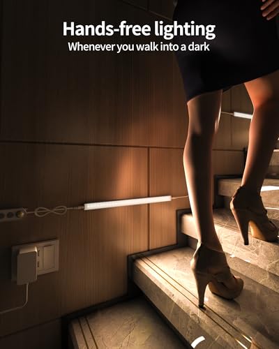 Image of Motion Sensor Dimmable Under Cabinet Lighting, 6000K 12-inch 3 Pack
