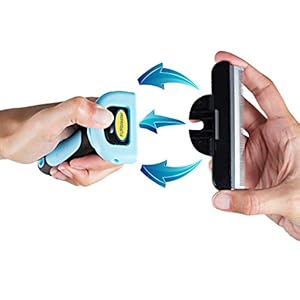 DakPets Pet Deshedding Tool | Professional Cat and Dog Brush for Shedding | Fur Deshedding Brush and Pet Hair Remover for Cats and Dogs | Stainless Steel Cat and Dog Shedding Brush for Pet Grooming