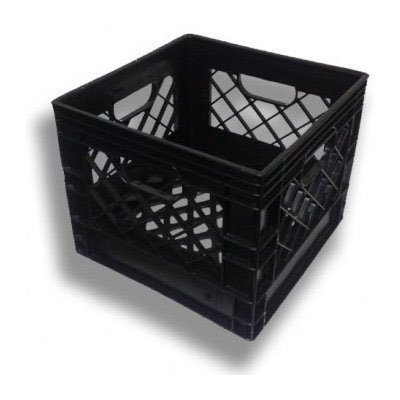16qt (4-1 Gallon) New Plastic Milk Crates 4 Pack.