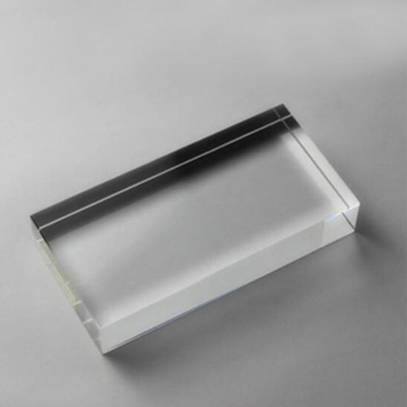 1pcs 120mmx180mmx60mm transparent crystal cuboid glass pillar for photography support props accessories jewelry cosmetic base