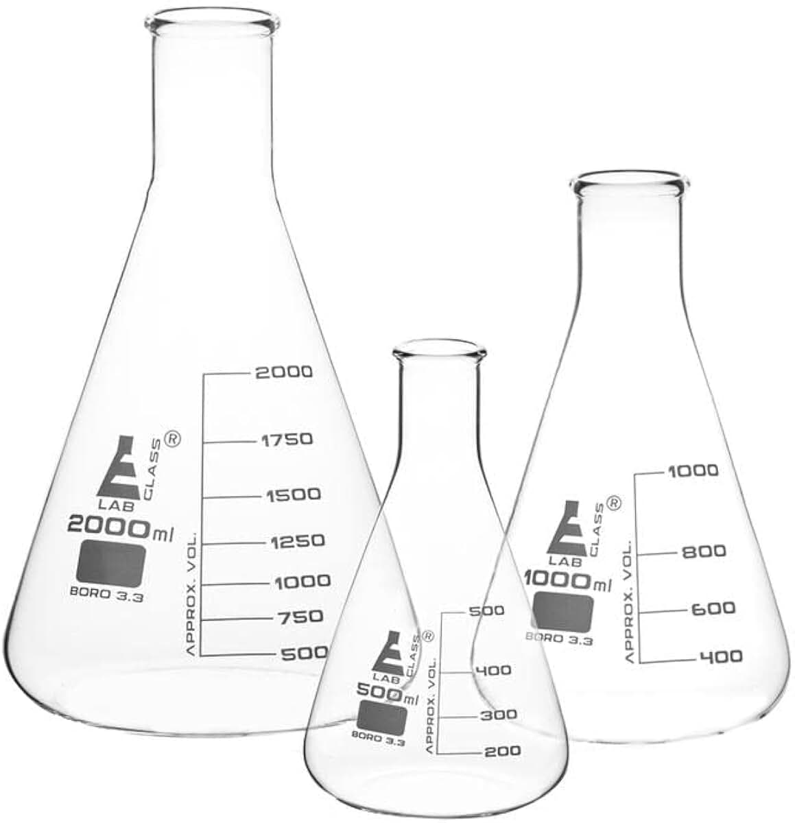 Amazon.co.uk Lab Flasks Lab Flasks / Glassware & Labware Business, Industry & Science