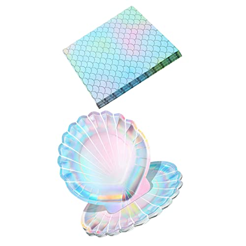 UPKOCH 5 Conjuntos De Concha De Prato De Papel Shell