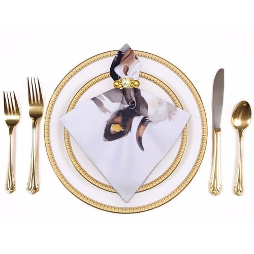 Servilletas de Tela Cuadradas 18x18 Pulgadas Set Unitario miniatura 3