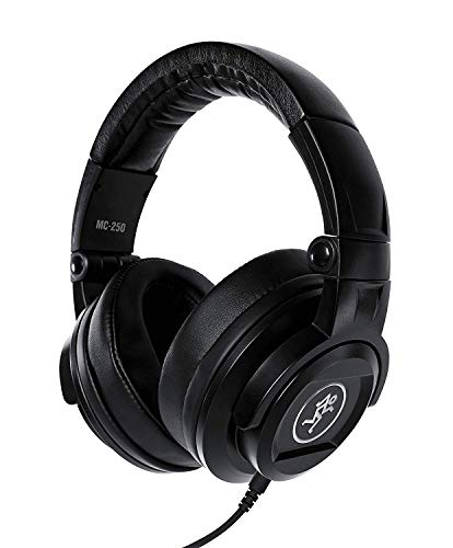 Mackie MC-250 Professional Over-Ear Closed-Back Headphones With 50mm Transducers for Studio...