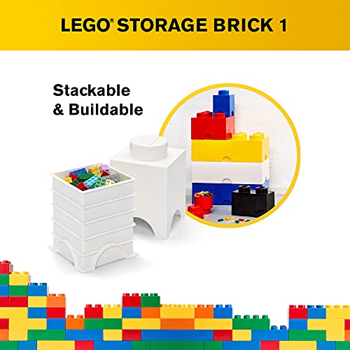 LEGO Brick 1 Knob Stackable Storage Box, 1.2 Litre - Image 7