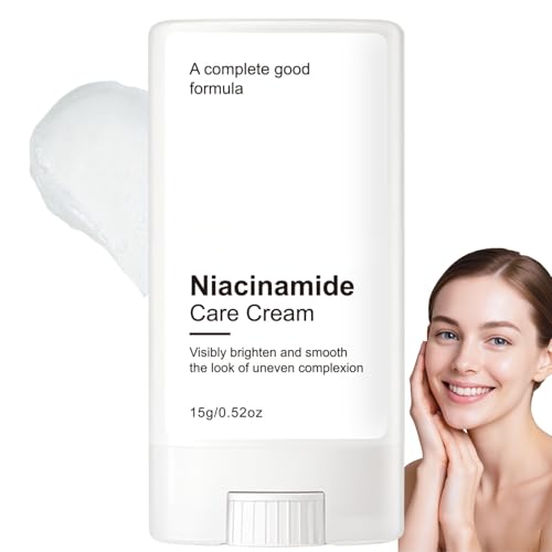 Niacinamide Cream for Face, Ultimate Moisturizing Cream Stick with Hyaluronic Acid & Collagen, Brightening, Dark Spot Correcting Facial Moisturizer Balm, Face Cream for Fine Lines, Dry Skin, Redness