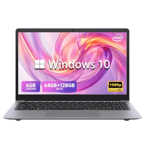 Image of BLUEING 14 Inch Laptop-Computer, Celeron N3350 (Up to 2.4GHz), 6GB LPDDR4 RAM 192GB Storage, WI-FI 5, BT5.0, HD Camera, 34Wh Battery, Home & Study, Lightweight