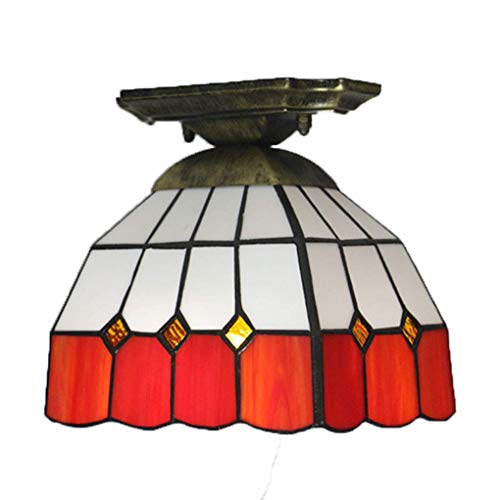 Lustre plafonnier en verre coloré E27 luminaire décoratif minimaliste pour couloir et foyer