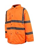 Scan Hi-Vis Motorway Jacket Orange - M (39-41in)