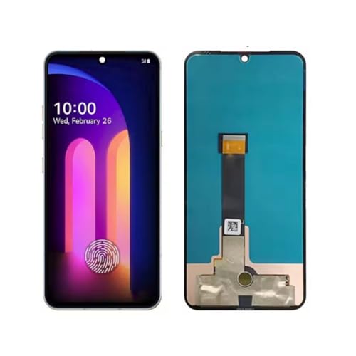 Écran LCD pour LG V60 ThinQ 5G vitre tactile noire sans châssis de remplacement