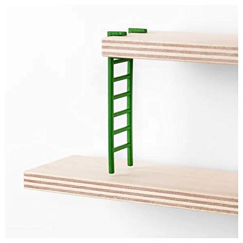 IKEA LUSTIGT Modular Wooden Wall Shelf #TOP27