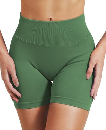 Image of VOYJOY Women Workout Impact Shorts 2.5 inch / 3.6 inch / 4.5 inch / 6 inch Scrunch Butt Booty | Tummy Control, High Waisted, Bike Short, Gentle Compression, for Women