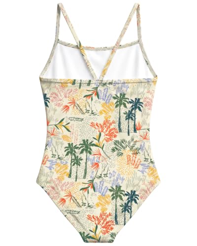 Image of weVSwe Baby Girl Swimsuit One Piece Swimsuit Cute Toddler Girls Sleeveless Bikini Kids 2-10 Years