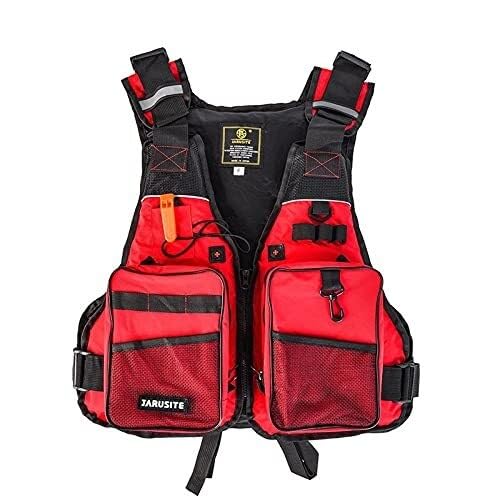 Chaleco de Kayak Unisex Alta Flotabilidad con Espuma Desmontable y Bolsillos Múltiples para Adulto para Pesca Barco Esnórquel Deportes Acuáticos