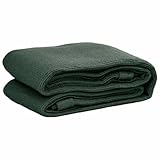 Tomostar Campingteppich, Vorzeltteppich, Bodenplane für den Außenbereich, mit Ösen, für Camping, Wohnwagen, Wohnmobil, 300 x 500 cm, HDPE, Grün