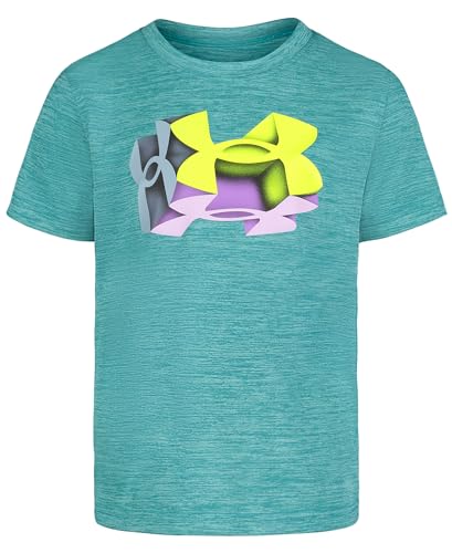 Image of Under Armour Boys' Short Sleeve Logo Graphic T-Shirt, Lightweight & Breathable, Relaxed Fit