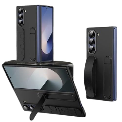 MILLION CASES® Back Cover Case for Samsung Galaxy Z Fold6 Soft Flexible TPU Shockproof Protective Pivot Guard Magnetic Ring Stand Case(Black) (B0DF2PHK5Y) Amazon Price History, Amazon Price Tracker