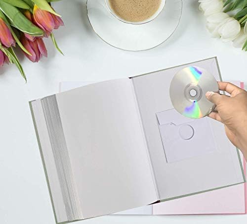Photo Album for 300 Photos 6x4 Inch / 10x15cm with Memo Space Beside Each Photograph and Slip-in Pages (Slogan Art)