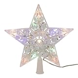 Kurt Adler 8.65' 11 Lights Dual Color LED with Color Effect Remote Control Star Treetop