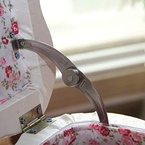 Repose-pieds coffre rose de 40 cm en polyuréthane pour s'asseoir